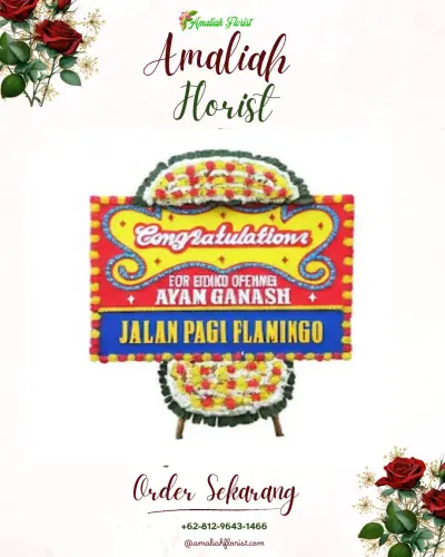 Bunga Papan Congratulation di Lombang
